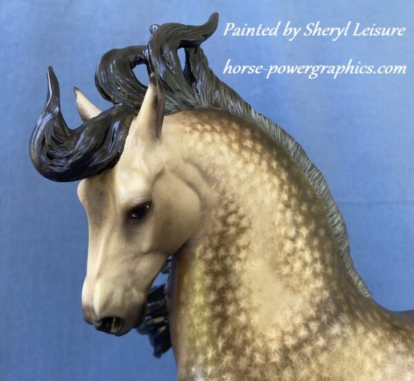 Custom Breyer Lusitano Buckskin