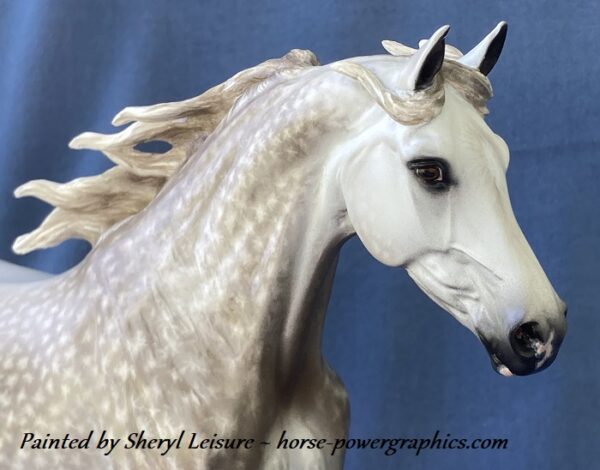 Custom Breyer Shagya Arabian Dapple Grey