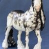 Custom Breyer Vanner Mare Black Sabino - Image 4
