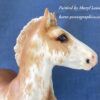 Custom Breyer Vanner Foal Chestnut Sabino - Image 4