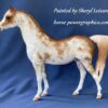 Custom Breyer Arabian Mare Chestnut Sabino - Image 2