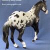 Custom Breyer Stock Horse Black Appaloosa - Image 5