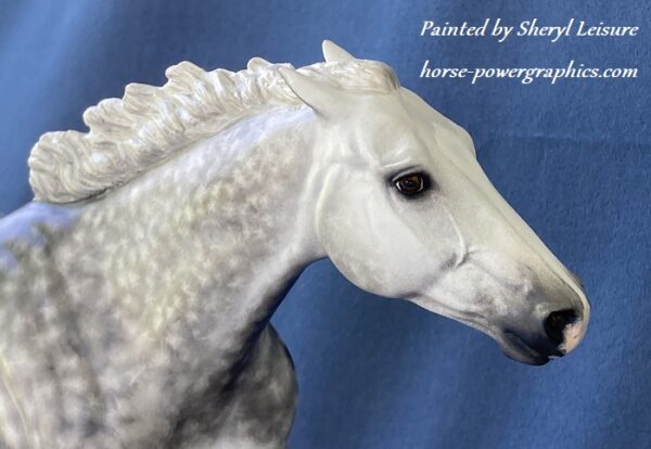 Custom Breyer Thoroughbred Dapple Grey