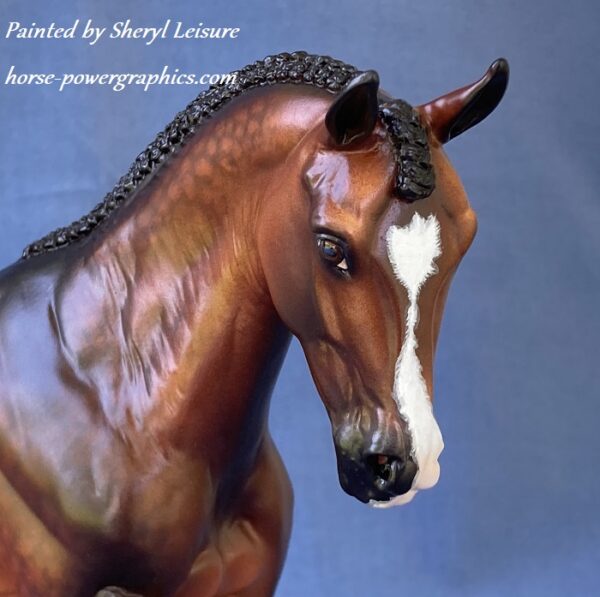 Custom Breyer Warmblood Dapple Bay