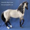 Custom Resin Kiger Mustang Grullo - Image 4
