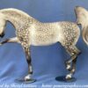 Custom Resin Prancing Arabian Mare Dapple Grey - Image 2