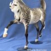 Custom Resin Prancing Arabian Mare Dapple Grey - Image 5