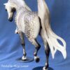 Custom Resin Prancing Arabian Mare Dapple Grey - Image 6