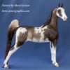Custom Resin Saddlebred Chestnut Sabino - Image 3