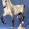 Custom Resin Arabian Stallion Dapple Gray - Image 4