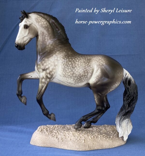 Custom Resin Spanish PRE Stallion Dapple Grey