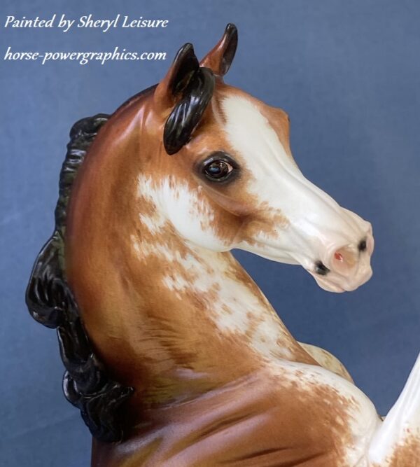 Custom Resin Rearing Arabian Bay Sabino