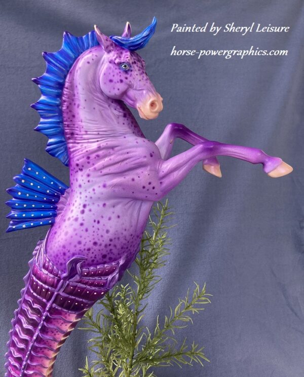 Custom Resin "Atlantis" Sea Horse Resin