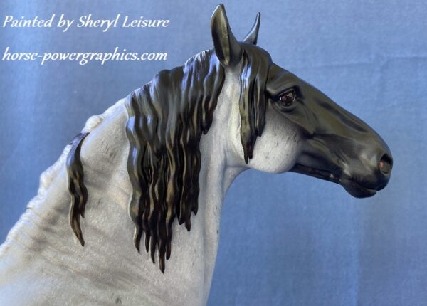 Custom Breyer *NEW* "Cosimo" Murgese Horse Blue Roan
